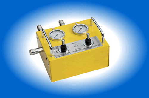 Dead man lever operated dual control unit 