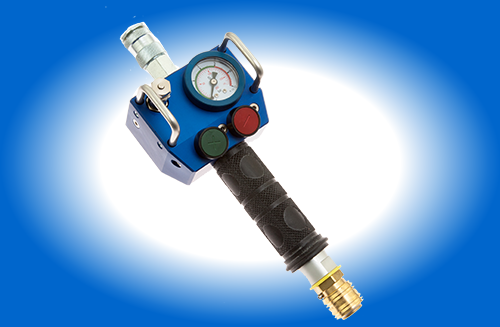 Dead man lever operated single control unit